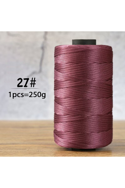 Choice 27 Sauce Red 250g summer crochet flat ribbon thread handmade DIY weavi...