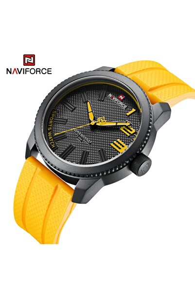 Naviforce BYY- Top Luxury Brand Quartz Watch Men Silicone Strap Watches 30ATM...