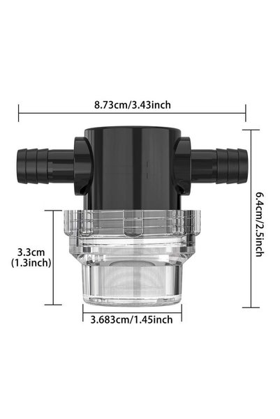Choice 12mm Portable Garden Watering Hose Filter for Car Household Use Plasti...
