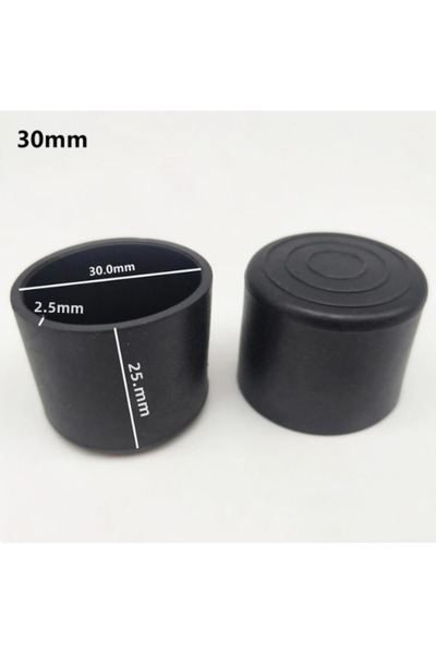 Choice 30mm 24 PCS Round Furniture Foot Caps Chair Table Sofa Anti-Slip Silen...
