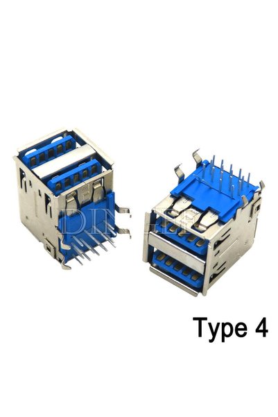 Choice4 النوع 4 5 قطع USB 3.0 USB-3.0-AF نوع AM منفذ ذكر أنثى لحام جاك موصل P...