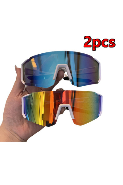 Choice 2pcs z18 Hiking 2pcs Cycling Anti Light Glasses Men Women UV400 Sandpr...