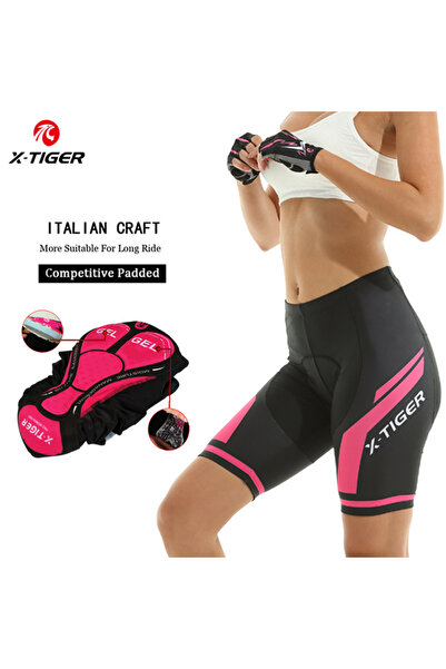 choice2 XXL XW-DK-01303 X-TIGER Women Cycling Shorts 3D Gel Pad Bicycle Short...