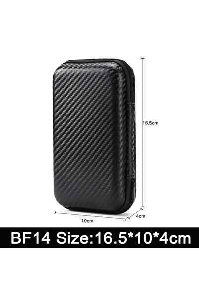 Choice BF14 Earphone Data Storage Bag Oval Square Rectangle Cable Organizer B...