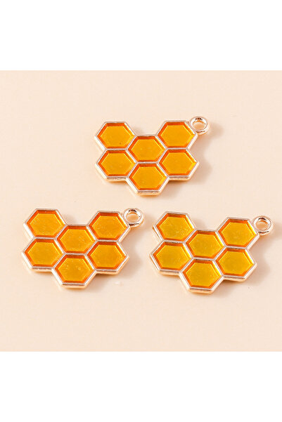 Choice STYLE 1832 10pcs Cute Enamel Crystal Tiny Honey Bee Charm for Jewelry ...