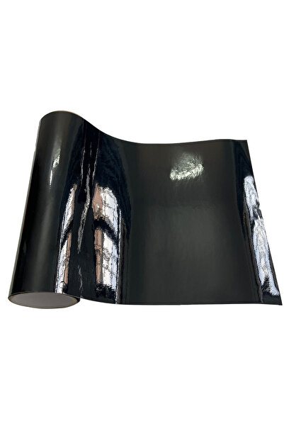 Choice 30cmx150cm Glossy Black 3D Carbon Fiber Vinyl Wrap Film Glossy Black M...