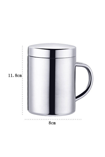 Choice as picture 400ml Double Wall Stainless Steel Coffee Mug with lid Porta...