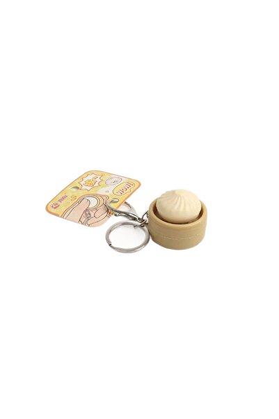 Choice Random 1PC Simulation Bun Keyboard Clicker Keychain Mini Steamed Bun F...