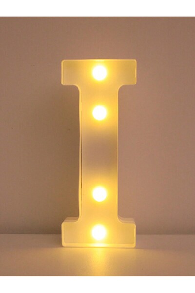 Choice33 I White 1PC 21.8CM LED Letter Light, Luminous Letter and Number Nigh...