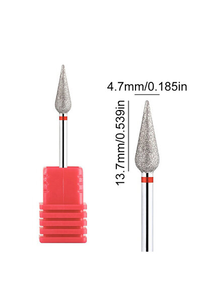 Choice21 Style 25 Diamond Milling Cutter Nail Drill Bits Set For Manicure Acc...