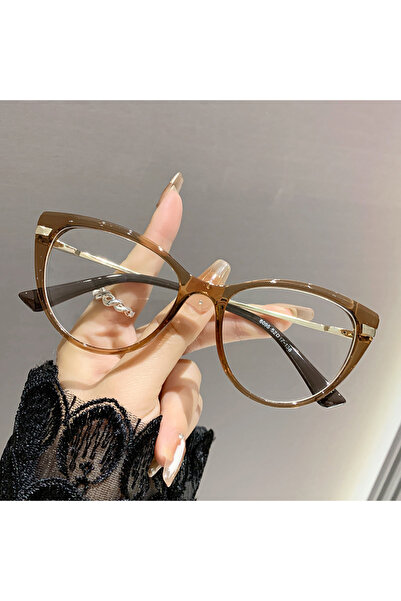 choice2 TEA -0.5 0 -0.5 -0.75 Photosensitive Myopia Glasses Cat Eye Anti Blue...