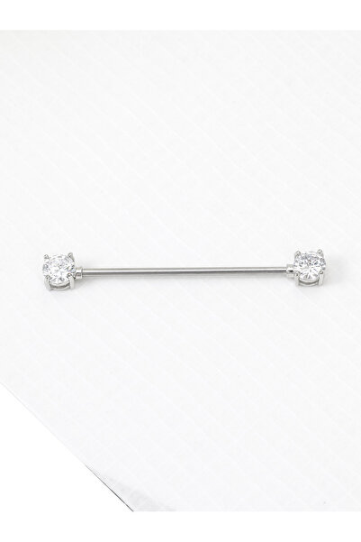 Choice Big Diamond 16G Arrows Hearts Industrial Barbell Surgical Steel Short ...