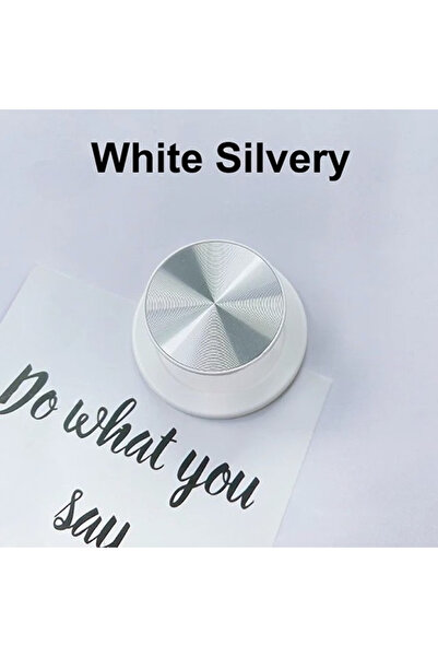 Choice3 white silver Magnetic Foldable Phone Grip Holder For Mount Socket Poc...