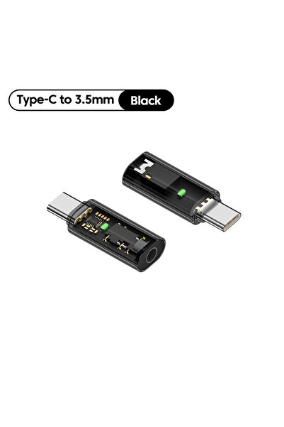 Choice Light black DAC USB Type C To 3.5MM Headphone Adapter USB C Male to 3....