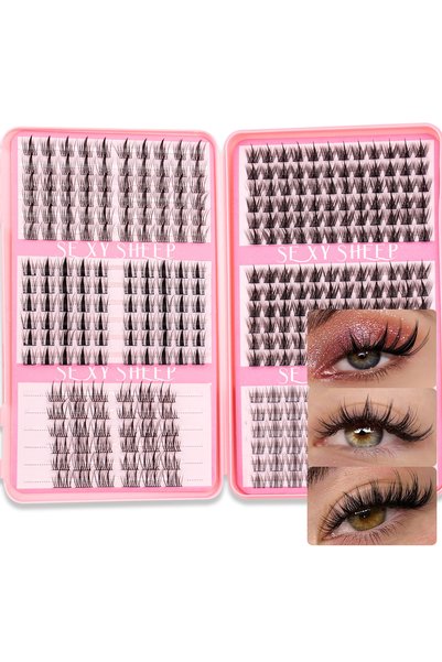 Choice12 GN 11 DIY Eyelashes Clusters Natural Look Manga Anime Eyelash Extens...