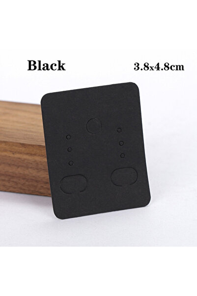 Choice 3.8x4.8cm 50pcs Black 50pcs 3.8x4.8cm Display Card for Earrings Ear St...