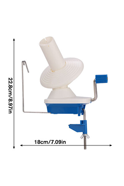 Choice1 dark blue Imazy Yarn Cake Winder Spinner for Crocheting Hand Operated...