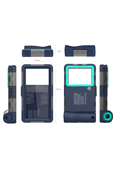 Choice PC Case & Strap for phone series(6.9") Dark blue Blue Shellbox Newly U...