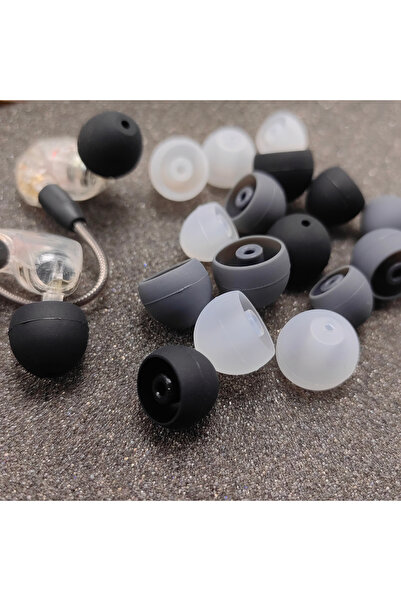 Choice M Black-3pair Earphone Tips Silicone Caps Earbuds Cover Ear Pads Repla...