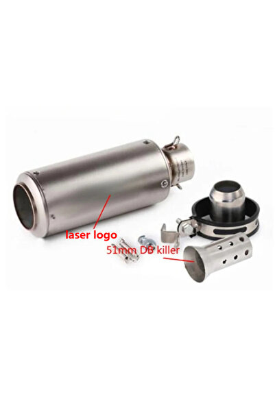 Choice3 Type A1 51mm motorcycle exhaust inox muffler carbon fiber exhaust Uni...