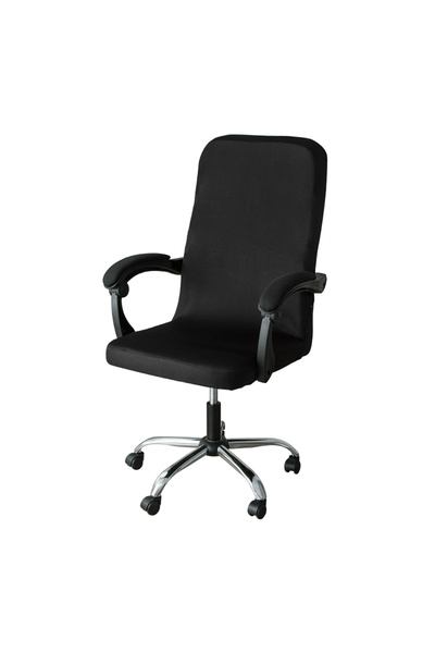 Choice L Black M/L Sizes Office Stretch Spandex Chair Covers Anti-dirty Compu...