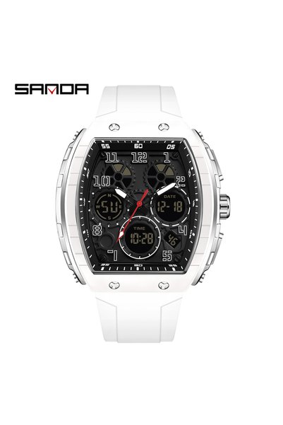 Choice WHITE SANDA Men Watches Military Sports Quartz Electronic Watch Waterp...