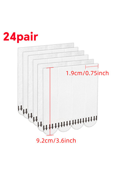 Choice 1.9x9.2cmx24pair Double Sided Picture Hanging Strips Adhesive Hook Loo...