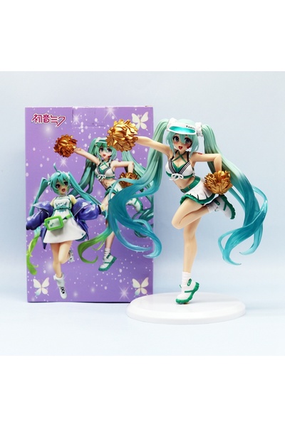 Choice1 Bandai 18cm With Box 18cm Fashion Hatsune Miku Anime Figure Cheerlead...