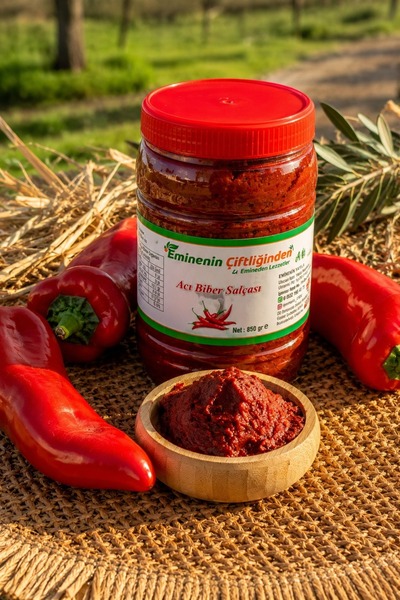Eminenin çiftliği TATLI BİBER SALÇASI 1 KG