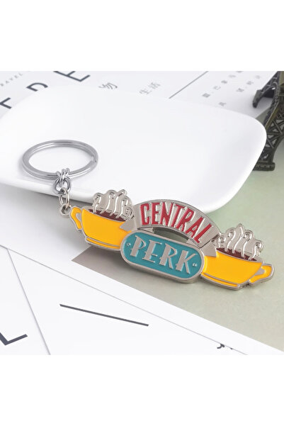Choice K140 American TV Show Friends Central Perk Keychain Coffee Time Enamel...
