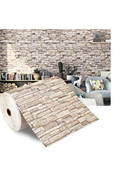 Choice 5 70x 1000cm 3D Self-Adhesive Wallpaper Continuous Waterproof Brick Wa...