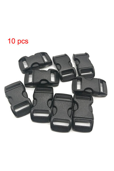 Choice Black 10Pcs 50Pcs 10Pcs 3/8" 10mm Plastic Side Release Buckle Bracelet...
