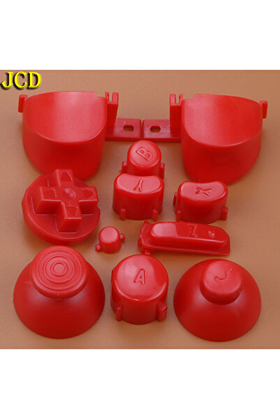 Choice3 red JCD Full Set L R ABXY Z Keypads Buttons With 3D Thumbsticks Caps ...