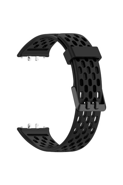 Choice Samsung Galaxy Fit3 Black Breathable Straps for FIT 3 Silicone Band Wo...