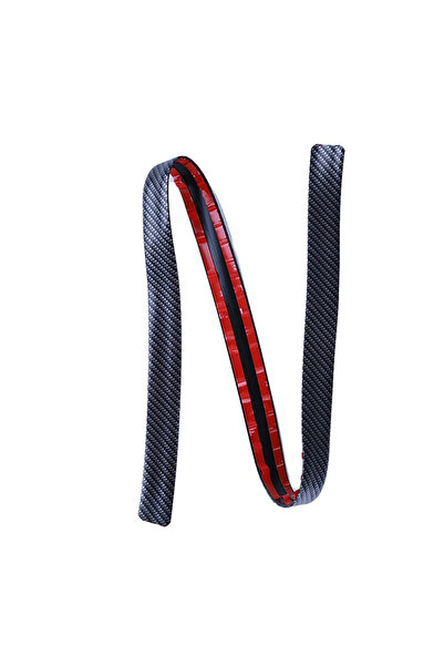 Choice1 Black Width 3cm Universal Spoiler Car-Styling 5D Carbon Fiber Spoiler...