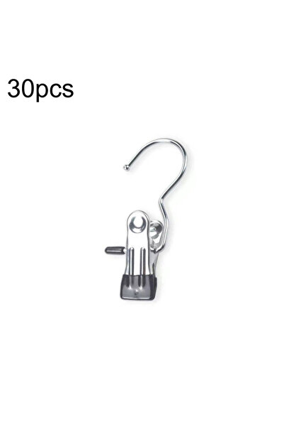 Choice1 30pcs 20/30pcs Stainless Steel Pant Hangers with Hooks - Heavy-Duty L...