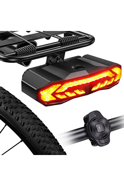 Choice Set B Rockbye Smart Bike Light Wireless Remote Control Bicycle Tail Li...