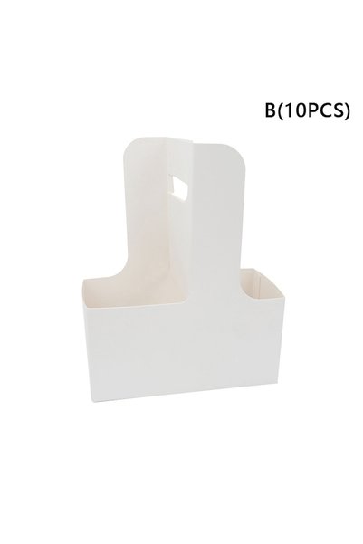 Choice 22.5x17.5x8cm B 10pcs Coffee Flower Cake Dessert Packaging Box Portabl...