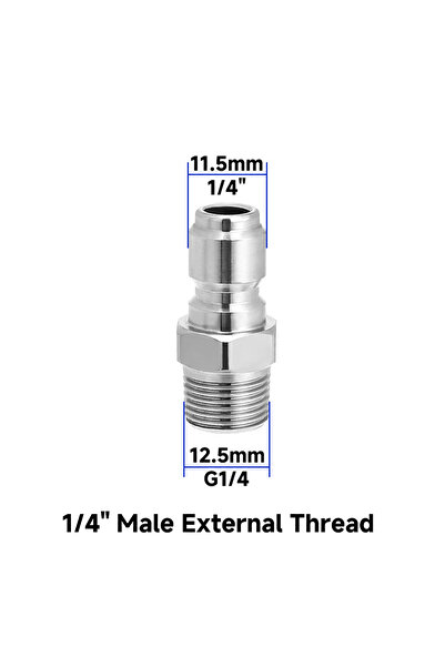 choice2 C 1/4 Inch Pressure Washer Couplers Quick Connect Male Female Connect...