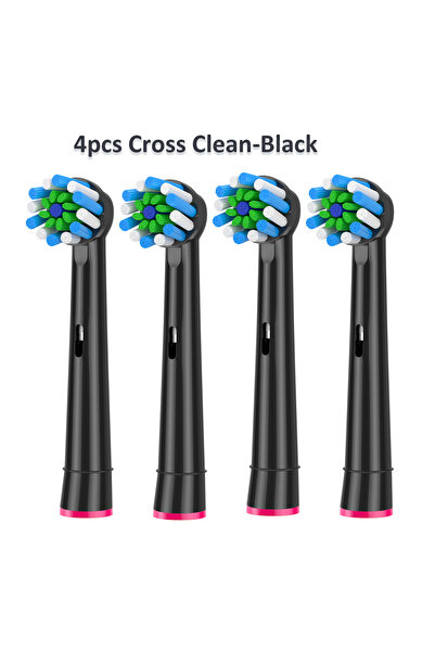 Choice9 4pcs 50 Black 4-12pcs Replacement Brush Heads For Oral-B Electric Too...