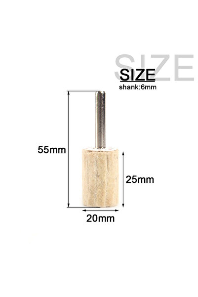 Choice5 20mm 1pc Pad Wool Felt Polishing Buffing Wheel Grinding Head for Dril...