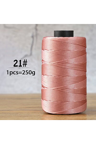 Choice 21 Meat Powder 250g summer crochet flat ribbon thread handmade DIY wea...