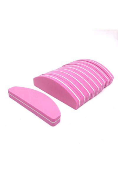 Choice Pink 10 Pcs Mini Sponge Nail Files Buffing Sanding Manicure Block Care...