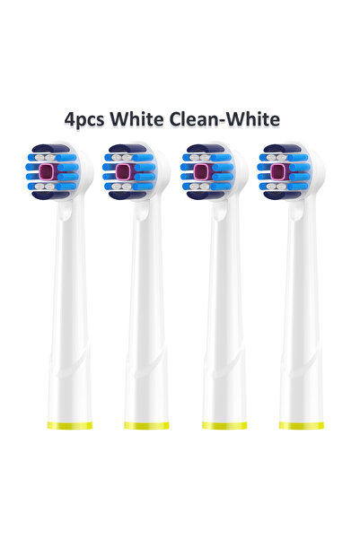 Choice6 4pcs 18 White 4-12pcs Replacement Brush Heads For Oral-B Electric Too...
