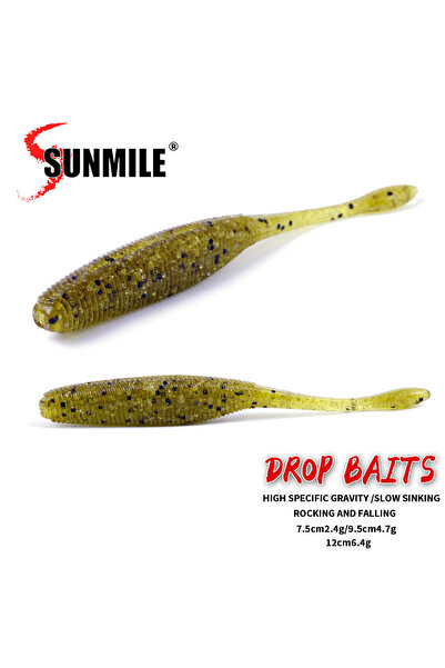 Choice طعوم صيد سمك من SUNMILE مقاس 95 مم، طعوم ناعمة مقاس 7.5/9.5/11.5 سم، ط...