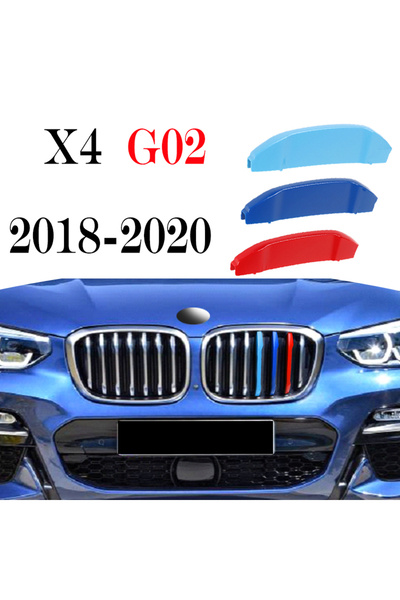 Choice41 G02 18-20 3Pcs Front Grille Trim Strips For BMW Series 1 2 3 4 5 6 7...