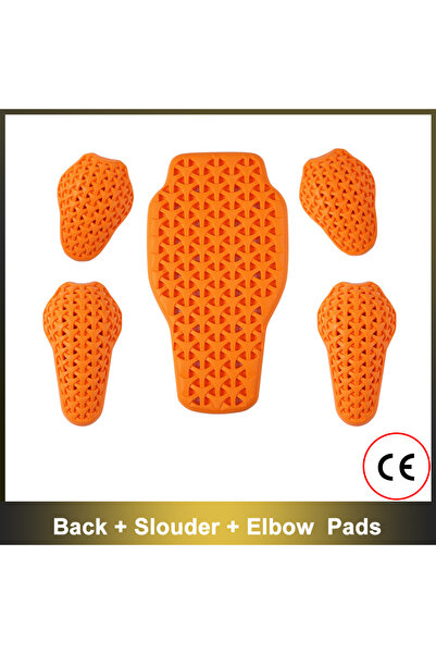 Choice One Size 5Pcs Set WOSAWE CE Certified Motorcycle Armor Jacket Insert B...