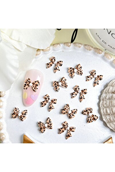 Choice Mixed 20PCS 20Pcs New Maillard Color Ribbon Bow Nail Art Accessories C...