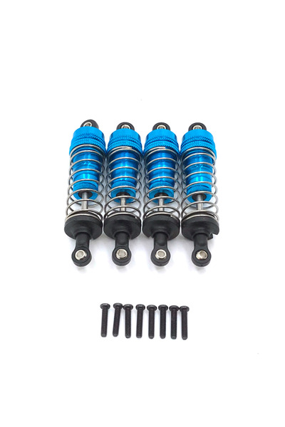 Choice Blue 4PCs/1set Metal Front&Rear Universal Shock Absorber for Wltoys 12...