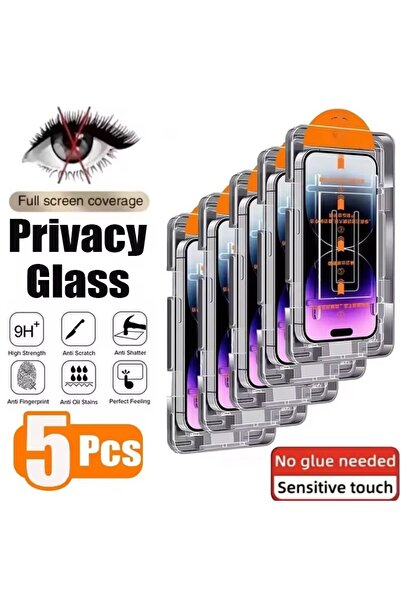 Choice7 Anti Peeping 5PC For iPhone 11Pro Max 5PCS Anti-Spy Tempered Glass Du...